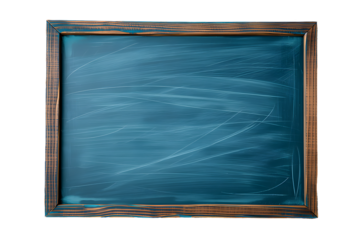 blank blackboard isolated on white background