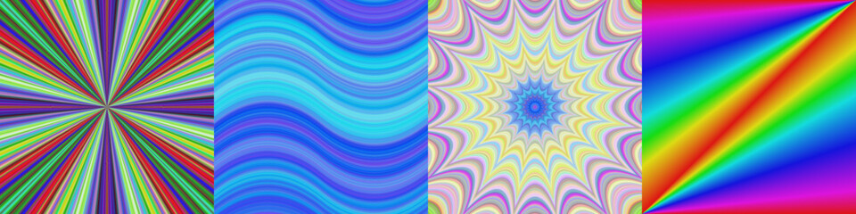 Obraz premium Colorful abstract background collection