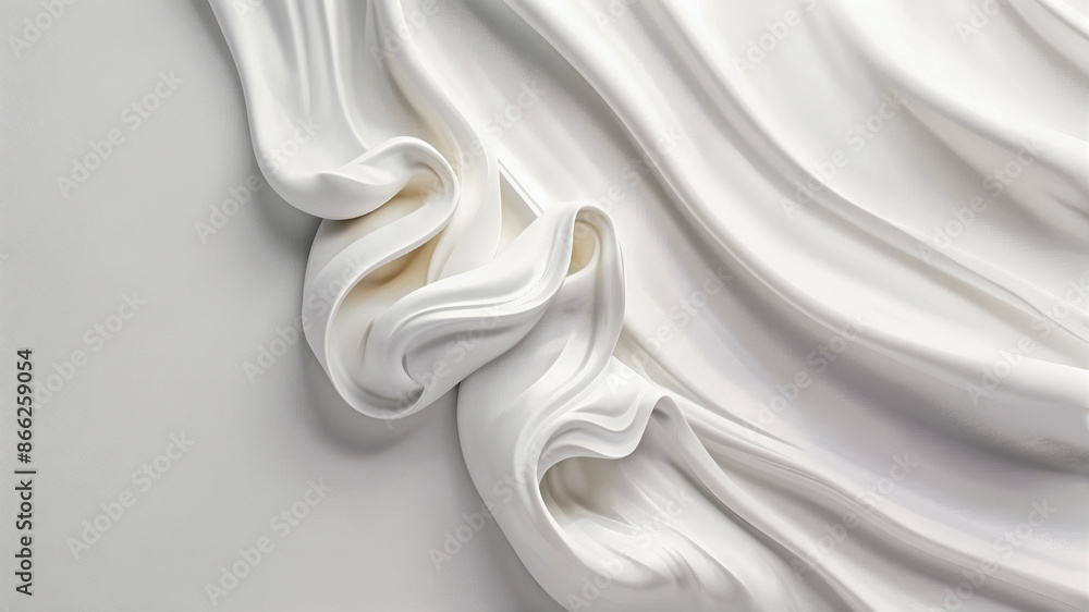 Poster abstract background with wavy lines. smooth waves of liquid consistency. generative ai