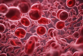 Blood cell red 3d background vein flow platelet wave cancer medicine artery abstract Red cell hemogl