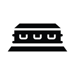Death coffin icon