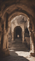 Naklejka premium Collection of Ancient city or old city Building in the old city isolated on a transparent background