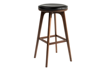Bar stool isolated on transparent background