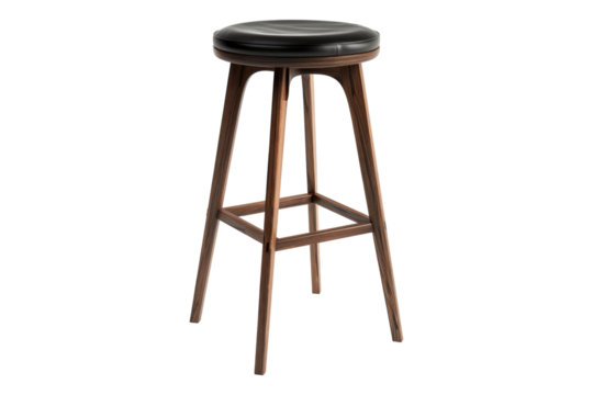 Bar stool isolated on transparent background