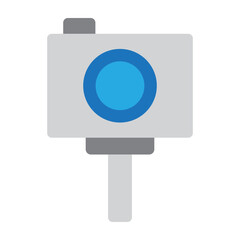 Hand Camera Vector Flat Icon Design