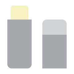Lip Balm Vector Flat Icon Design