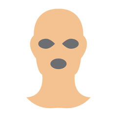 Balaclava Vector Flat Icon Design