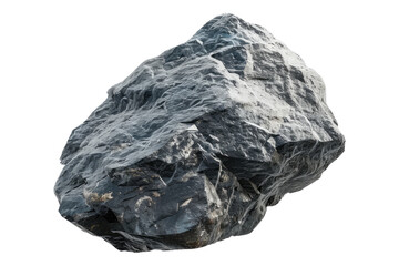 Igneous rock isolated on transparent background