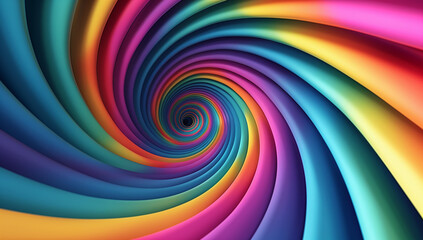 A vibrant background with intricate patterns and vibrant colors that evoke a sense of movement and depth, inspired by psychedelic art and op-art designs. Featuring symmetrical geometric shapes f
