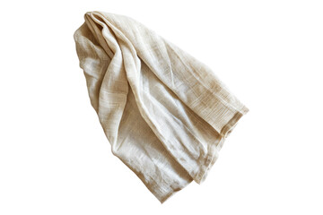 Natural lines napkin isolated on transparent background