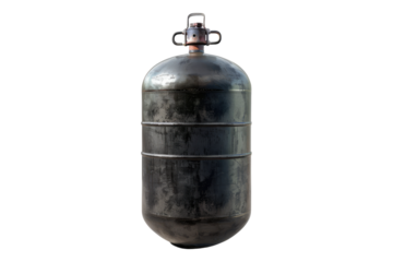 Propane tank isolated on transparent background