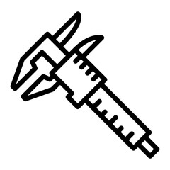 Caliper Line Icons Design