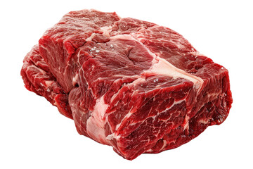 Obraz premium Beef meat isolated on transparent background