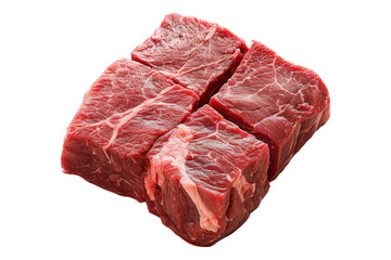 Fototapeta premium Beef meat isolated on transparent background