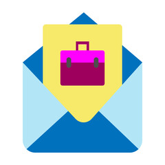 Job Offer Vector Flat icon design