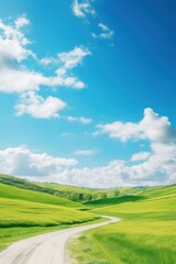 Summer scenery sky landscape outdoors.