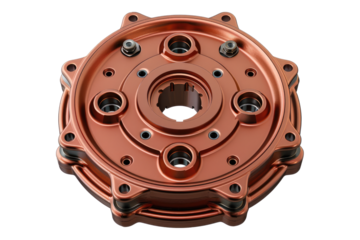 Distributor caps isolated on transparent background