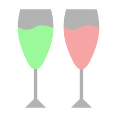 Wine Vector Flat Icon Design