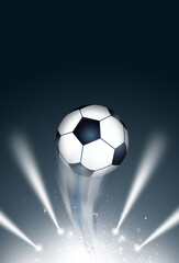 Naklejka premium football game banner