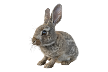 Rabbit isolated on transparent background