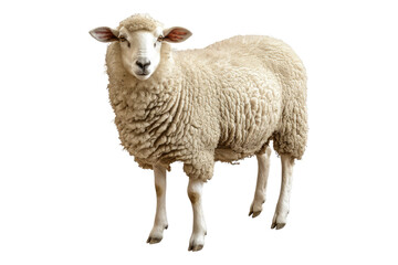 Fototapeta premium Sheep isolated on transparent background