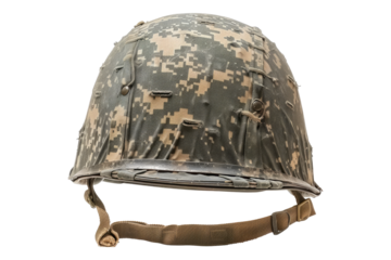 Solider helmet isolated on transparent background