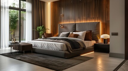 hotel room with bed, beautiful hotel room, bedroom design ideas, luxury bedroom