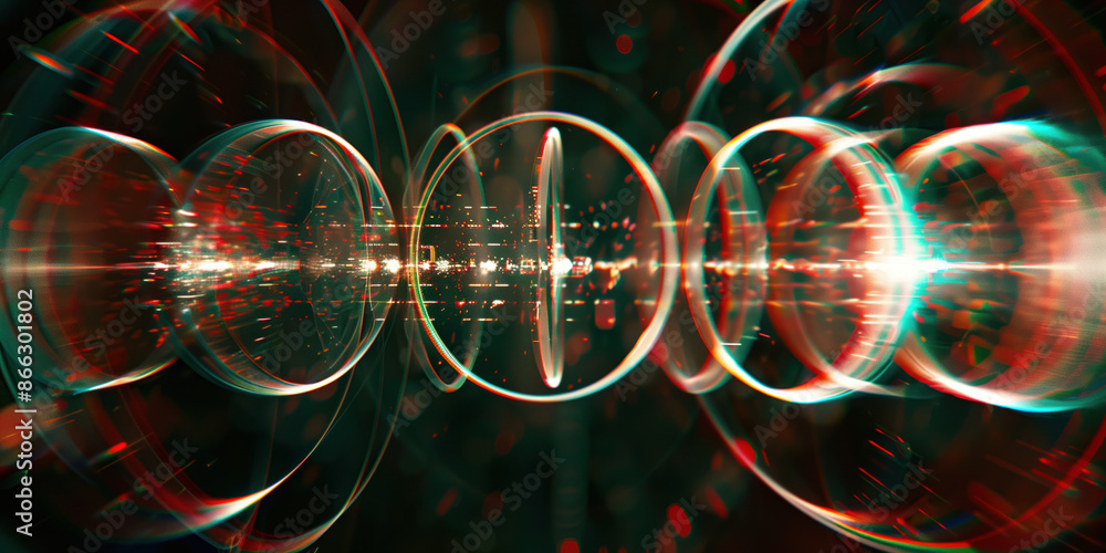Poster abstract illustration of singularity concept. origin of life. space and science. background image. c