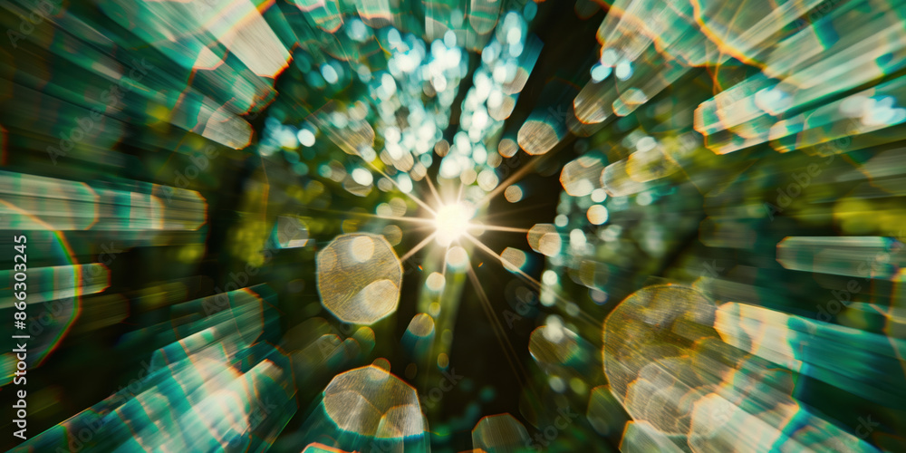 Poster abstract illustration of singularity concept. origin of life. space and science. background image. c