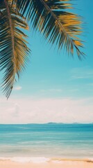 Fototapeta premium Beach wallpaper outdoors horizon nature.