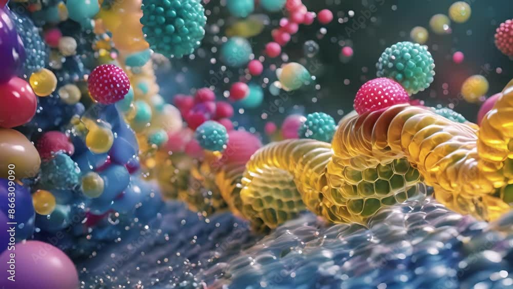 Poster tiny lipid molecules arranged in a bilayer formation creating a seamless and flexible barrier that s