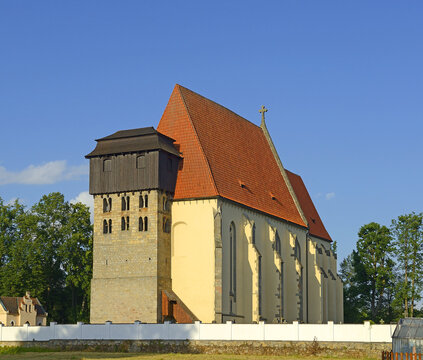 Historic Romanesque Church of St. Giles (Sv. Jilji) in Milevsko, Czech republic