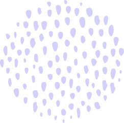 Abstract Doodle Circle Shape