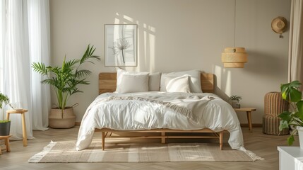 comfy room with bed, beautiful bedroom design