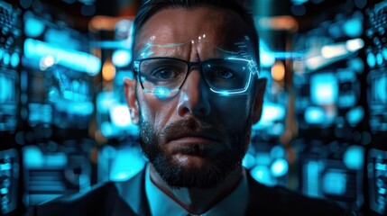 Fototapeta premium A Risk Manager identifies, assesses, and mitigates financial and operational risks, develops risk management strategies, and ensures compliance with regulations. 