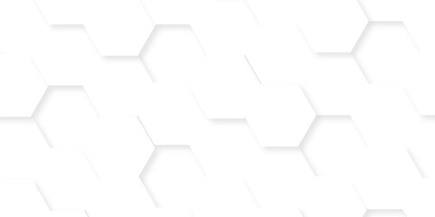 Fototapeta premium Abstract background with hexagons Abstract hexagon polygonal pattern background vector. seamless bright white abstract honeycomb background. 