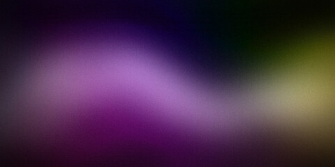 A mesmerizing gradient background blending deep shades of purple, pink, green, and yellow. Ideal for digital art, web design, and marketing materials seeking a sophisticated and colorful look