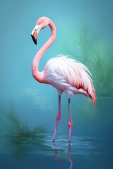 Flamingo animal bird pink. 