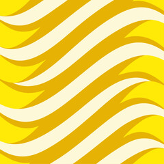 Abstract Yellow Wave pattern 