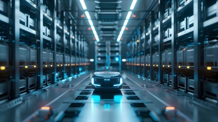 Fully Automated Pandemic Resilient Supply Chain with Robotic Warehousing and Real Time Inventory Tracking