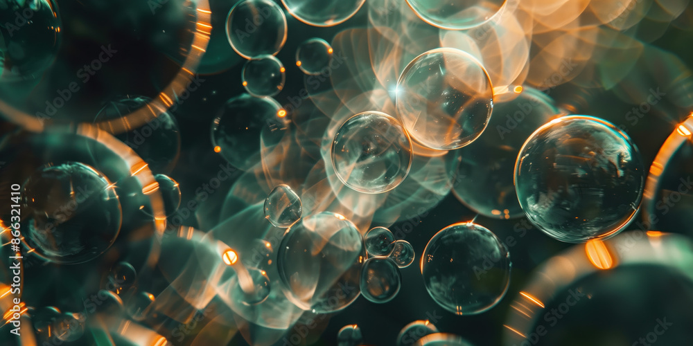 Poster abstract illustration of singularity concept. origin of life. space and science. background image. c