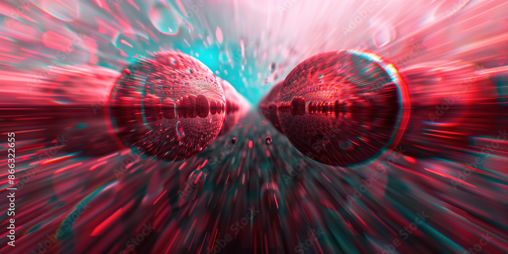 Poster abstract illustration of singularity concept. origin of life. space and science. background image. c