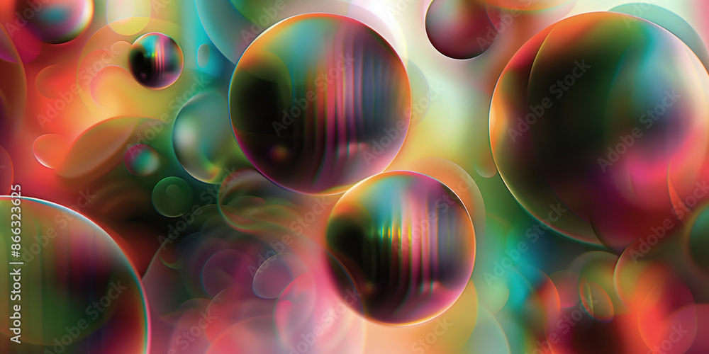 Poster abstract illustration of singularity concept. origin of life. space and science. background image. c