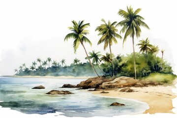 Fototapeta premium Beach outdoors nature plant.