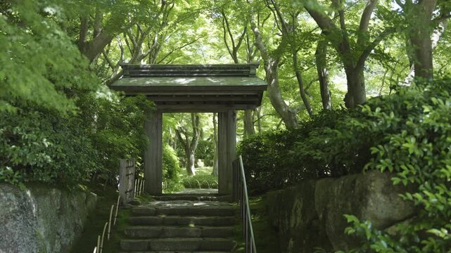 MOA美術館の唐門の風景動画