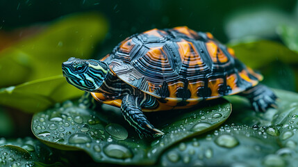 Fototapeta premium portrait of turtle