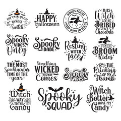 Naklejka premium Halloween SVG Bundle