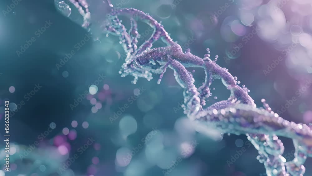 Poster The synthesis of the leading strand with DNA polymerase moving towards the replication fork.