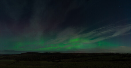 Aurora Borealis over Northumberland 