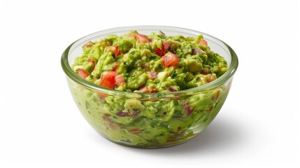The bowl of guacamole